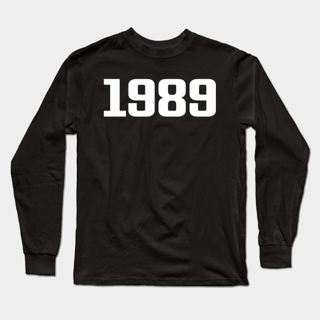 1989 Long Sleeve T-Shirt by ARTA-ARTS-DESIGNS